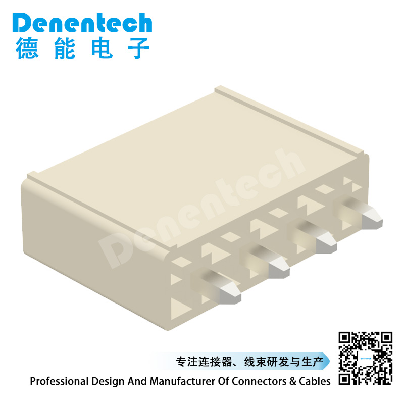 Denentech single row straight 4.20mm board  wafer connector header